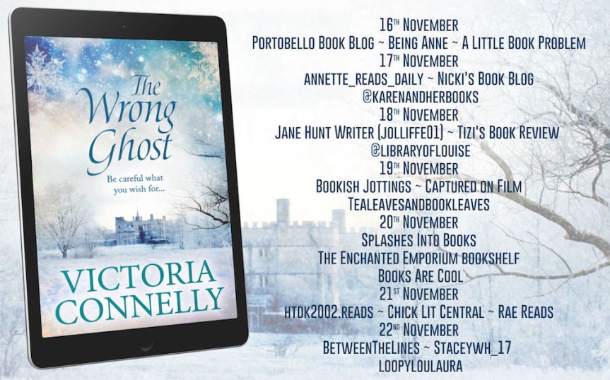 The Wrong Ghost by Victoria Connelly #GhostStory @VictoriaDarcy @rararesources #TuesdayBookBlog